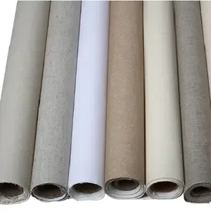 Professional 360 gsm Acid Free Art Medium Texture Primed Cotton Canvas Painting Roll