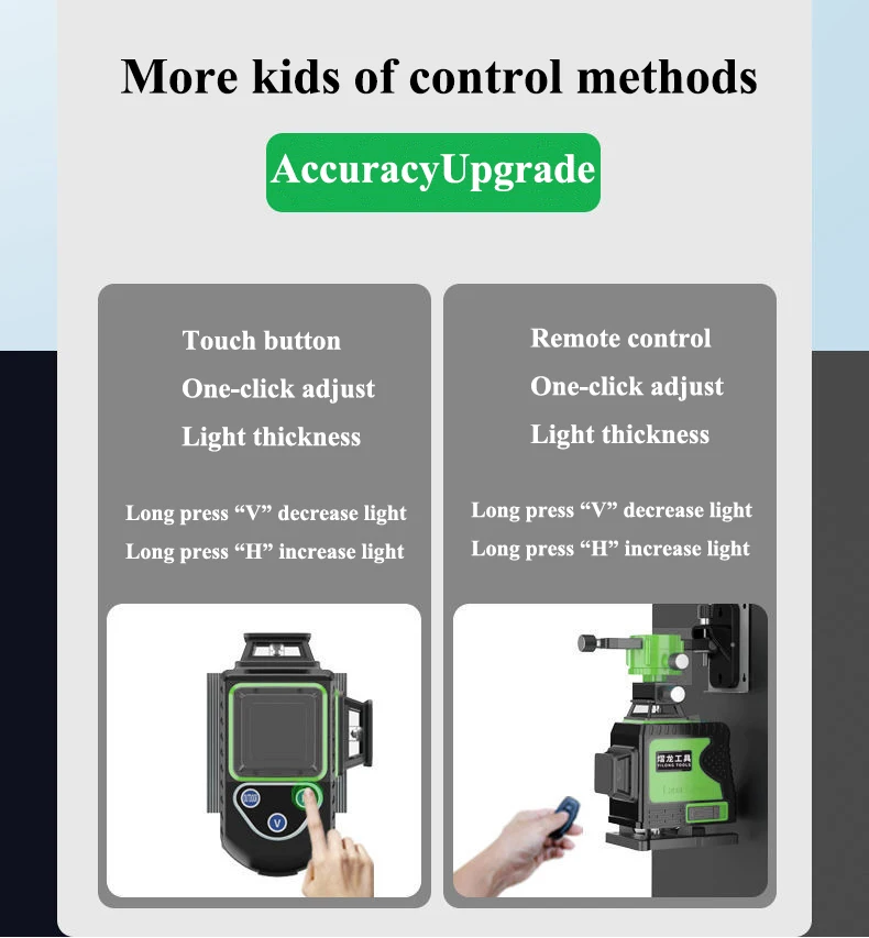 New Upgrade Item 12/16 laser lines Indoor/outdoor using Remote Control Slash Function Laser levels