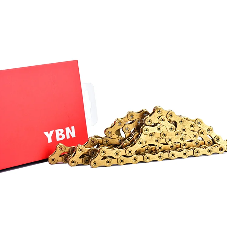 YBN объект соглашения о качестве предоставляемых услуг титановая золотаq инструмент для демонтажа цепи велосипеда (126 ссылки с magic link 12 скоростей MTB велосипедная цепь