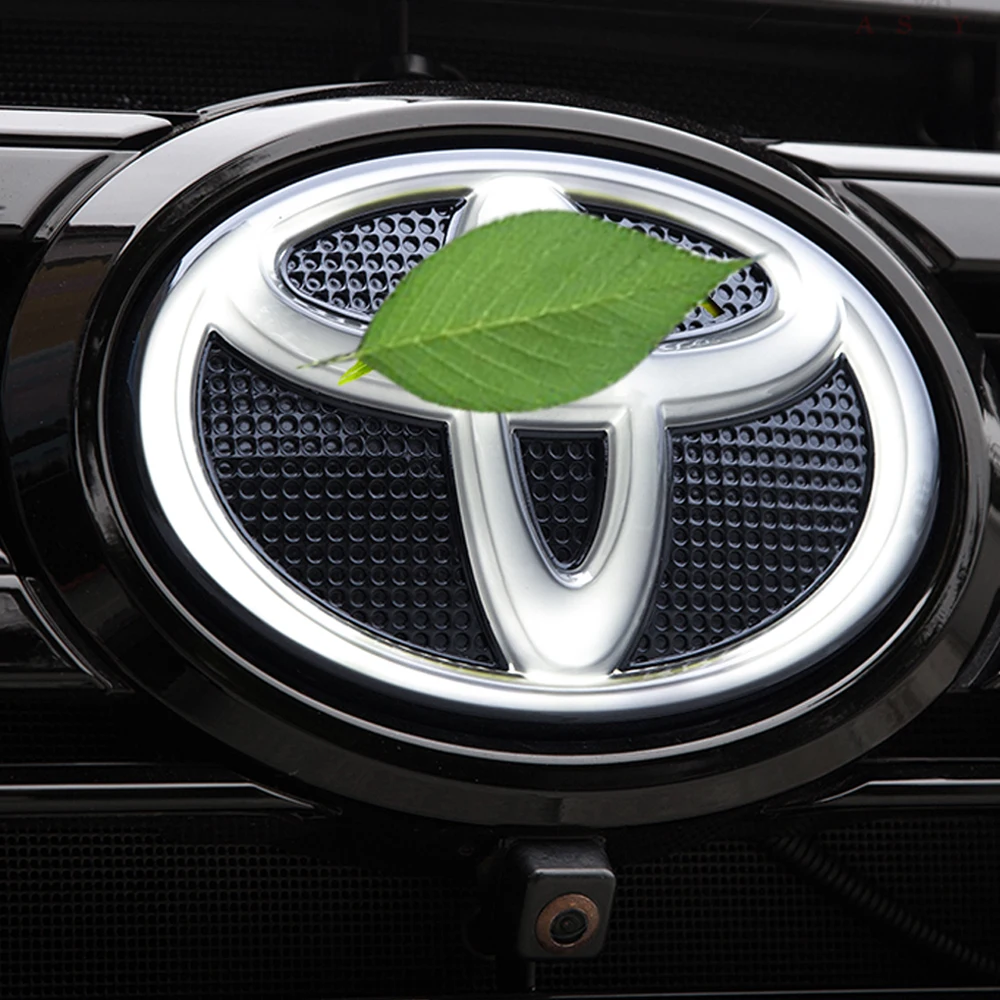 High Quality 4d 5d Car Front  LED Headlight Auto Front Emblem Badge Logo LED Light For  Vehicle Toyota Prado Landcruier