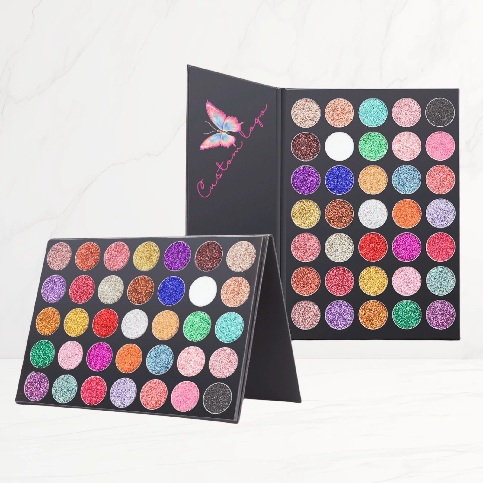 35 COLOR smoky makeup eye shadow warm colors earth tone natural color shimmer matte glimmer makeup plate beauty