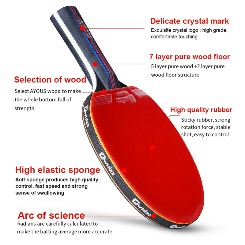 News Factory direct price 3 star PingPong table tennis racket set for school games competition playing gym pub company entertain