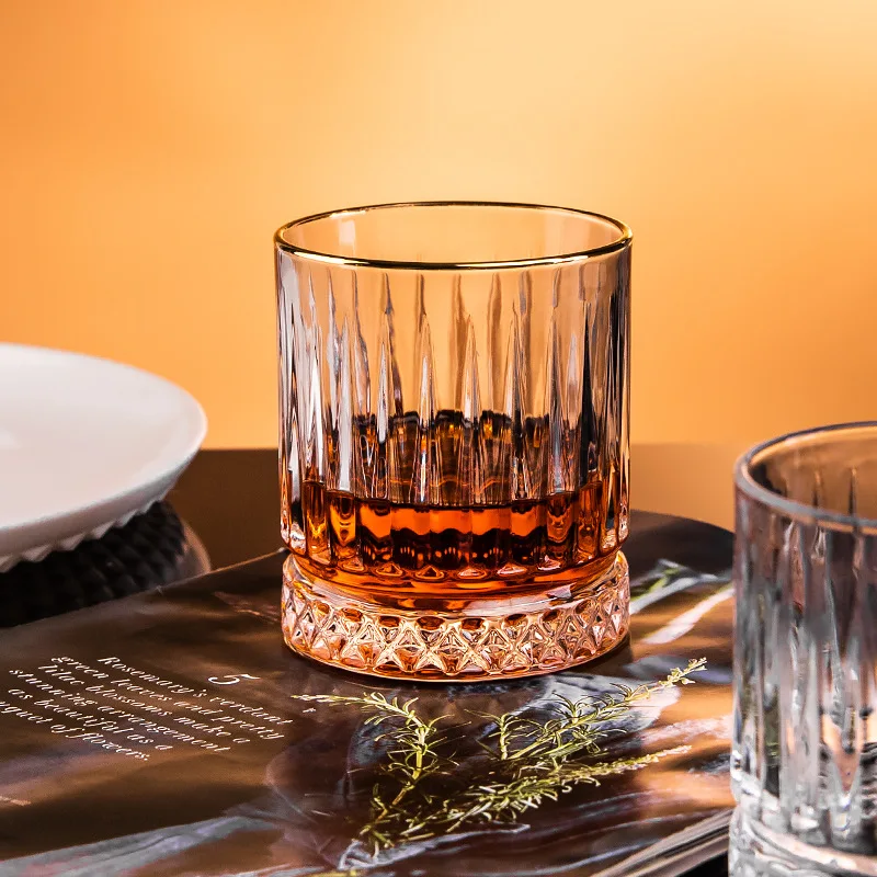 Old Fashion Beverage Whisky Burgundy Brandy Tumbler Long Drink Hobster Tall Whiskey Glassware