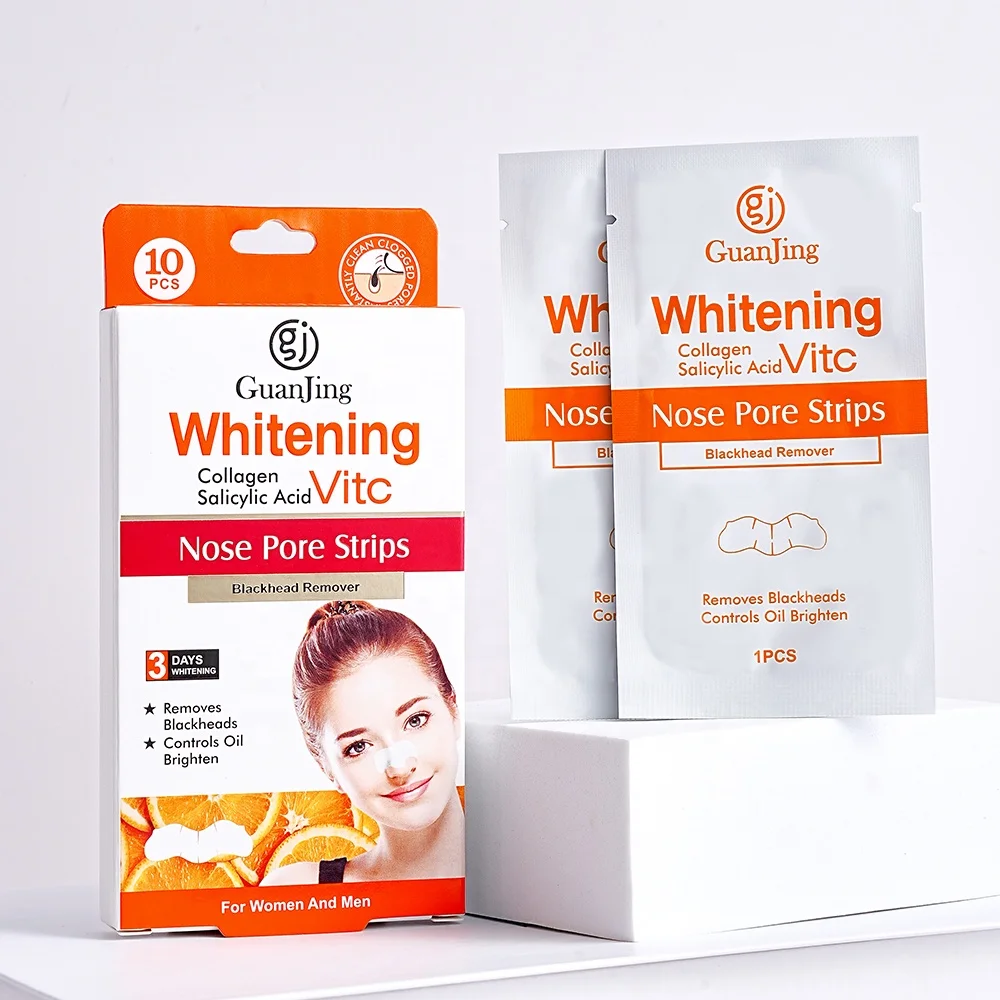 Wholesale Beauty Blackhead Remover Stickers Plants Purifying Strips Deep Mask Clean Nose Pore Strip