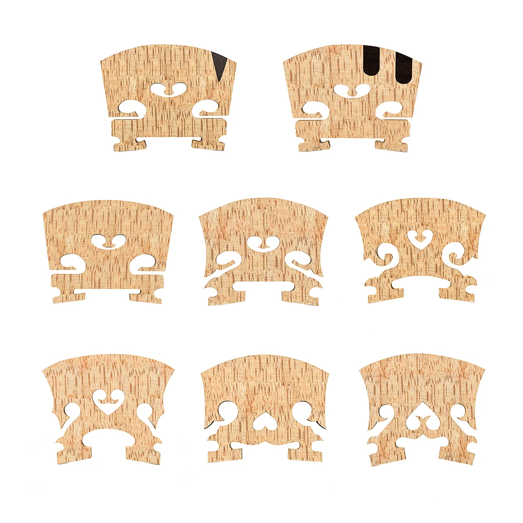 NAOMI Master AA Grade Violin Bridge Maple Bridge 4/4 Violin Fiddle Bridge German/ French /Baroque Style Bridge