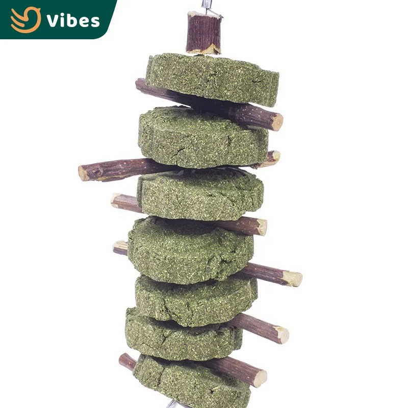 Southeast Asia Special Natural Grass Ball Snack Rabbit Guinea Pig Carrot Grass Cake String Bunny Chew Toys Teeth Rabbit