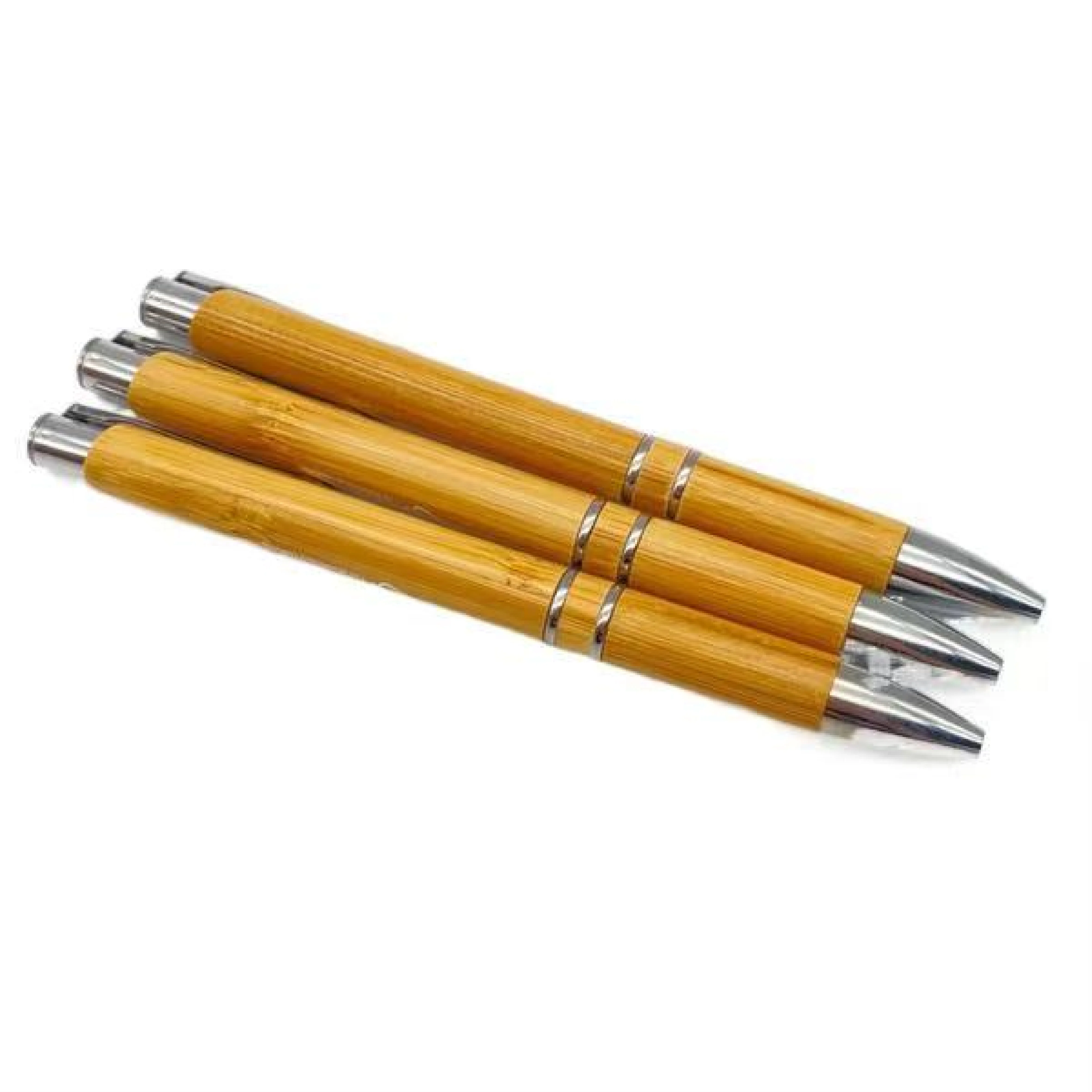 
Low Price Custom Advertising Promotion Street Printing Bamboo Ballpoint Pen 