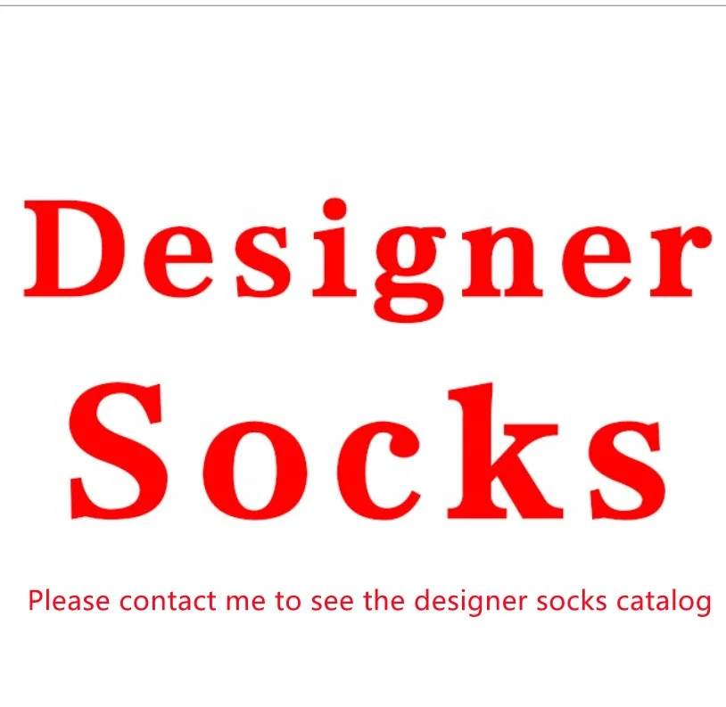 
Wholesale Price high luxury designer socks famous brand designer logo gg glitter socks with box 