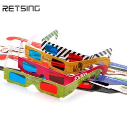 Factory OEM Paper Chroma depth 3d Glasses for Promotion Gift