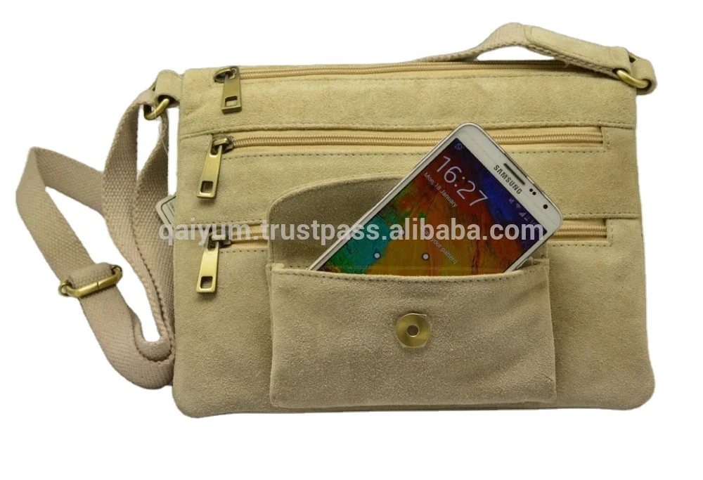 Vintage Leather Suede Shoulder Messenger Bag Sling Women Fashionable Bag Casual Tote Fashion Single Leisure Customized Size 92