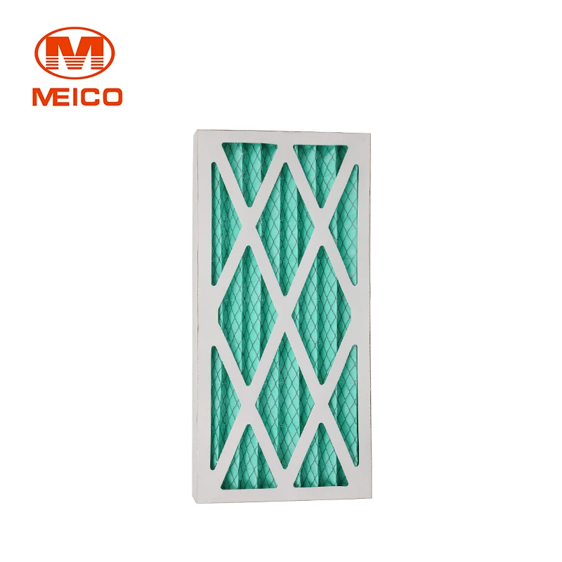 24*24 G4 Panel HVAC System Pre-Filter Paper Frame High Primary Efficiency Industrial Air Filtration Clean Plant