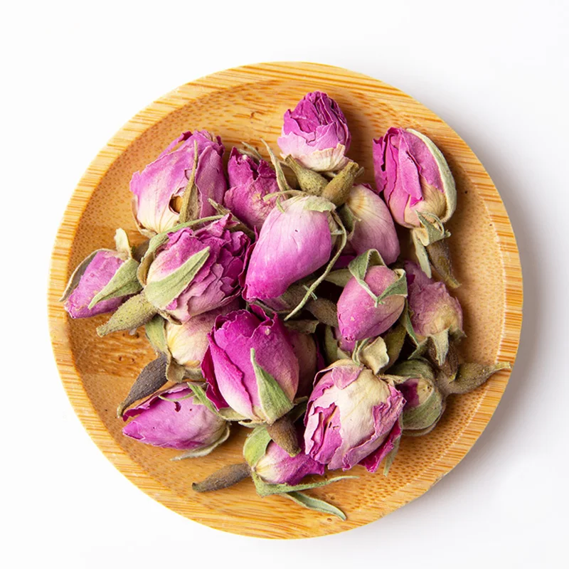 Bulk Wholesale French Rose Tea Natural Dried Rose Flower Tea Pink Rose Buds for Tea Candle Soap Decoration