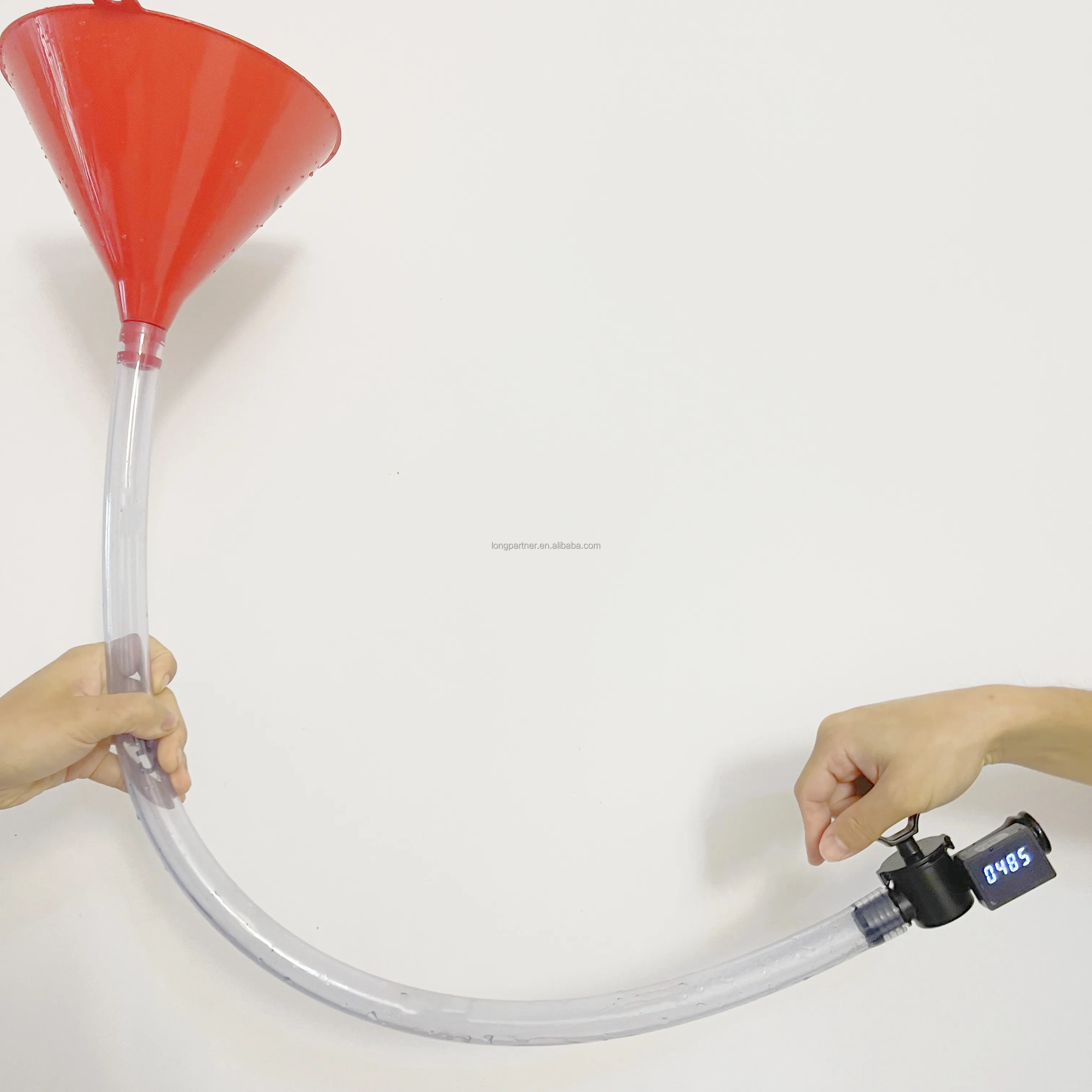Timer Beer Funnel Drinking Dispenser,Speed Shotgunning Party Tool
