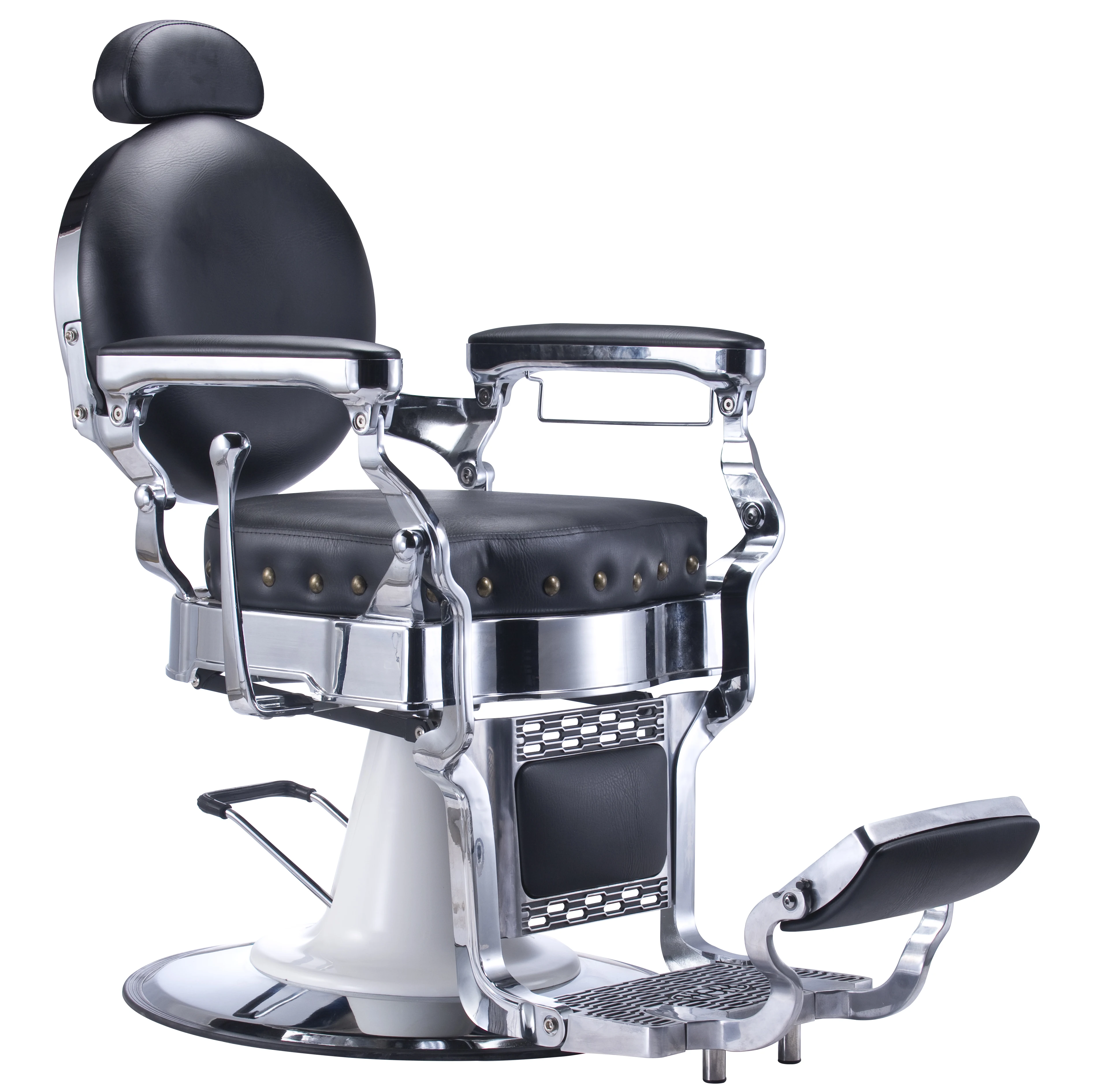 
2020 Modern Style Black Chair Salon Station Furniture Barber Chair 