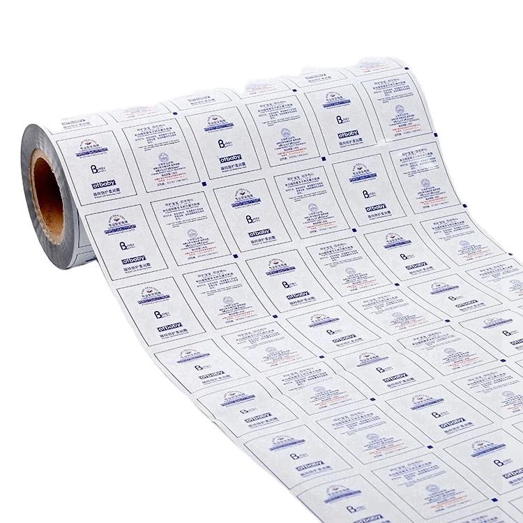 Customized printed Plastic packaging laminated roll film aluminum foil roll film seal plastic roll