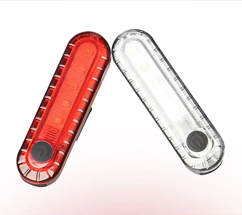 Светодиодный задний фонарь для горного велосипеда, Ночная езда на открытом воздухе, зарядка через USB, предупреждающий сигнал