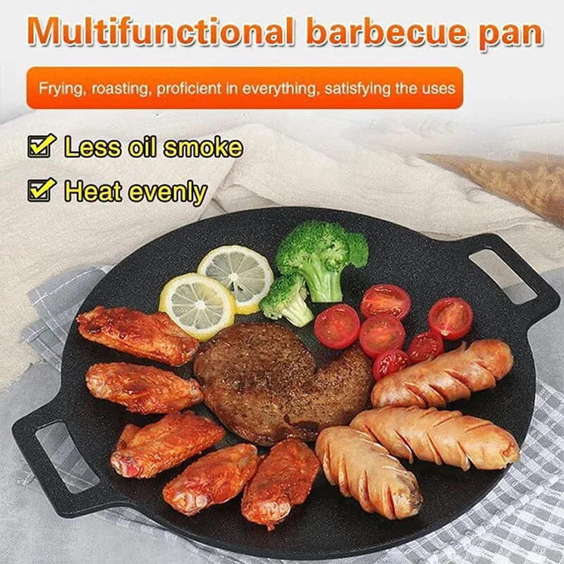 Korean Household Electric Ovens Smokeless Nonstick Barbecue Machine Electric Hotplate Grilled Meat Pan Aluminum Electric Forno
