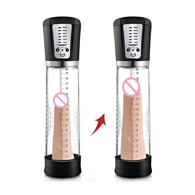 USB Rechargeable Electric Male Increase Size Enhancement Automated Air Vacuum Pump Masturbator