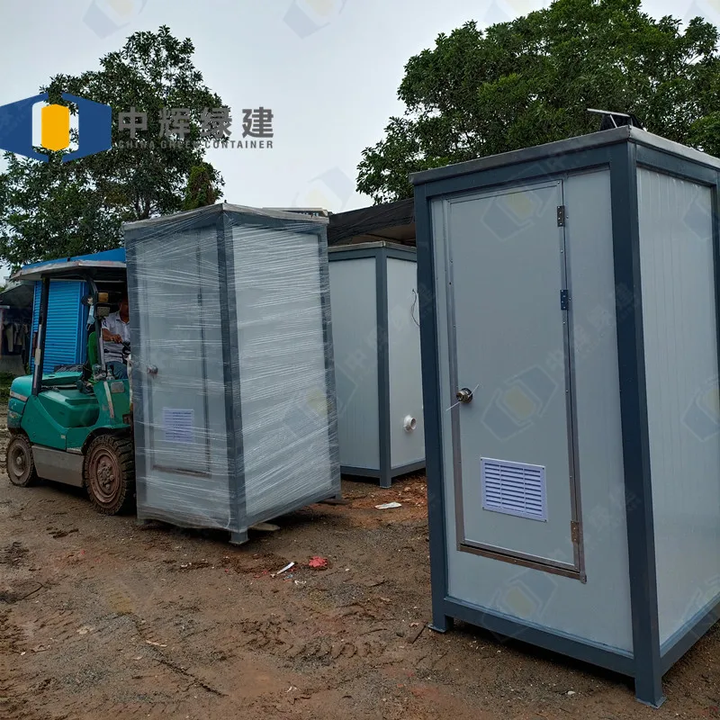 CGCH Outdoor Prefab Porta Potty Movable Toilet Cabin Portable Mobile Home EPS Toilets Portable Toilet Cubicle