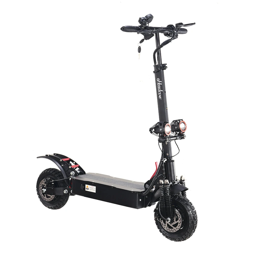 eHoodax High Power 2400w 70-80km/h Highly balanced Goanna HB04 Electric Scooter with Two Angel Eye lights