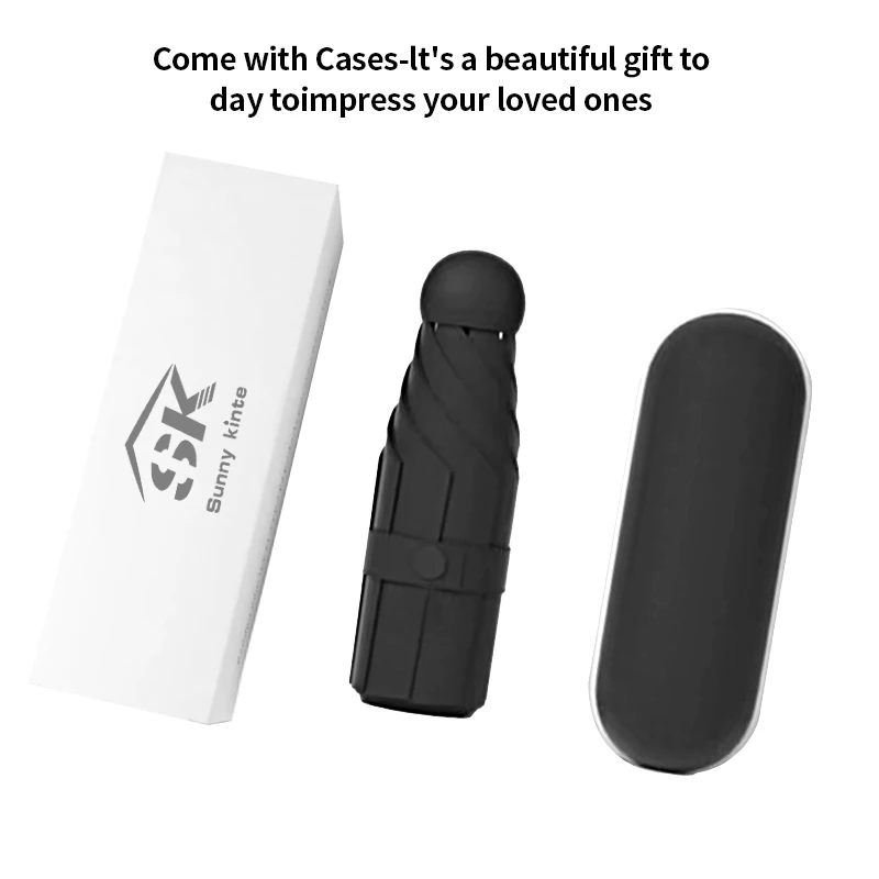 Wholesale Fashion Bag Folding Cute Mini Parapluie De Poche Paraguas Pocket Umbrella With Logo Pill Capsule Umbrella