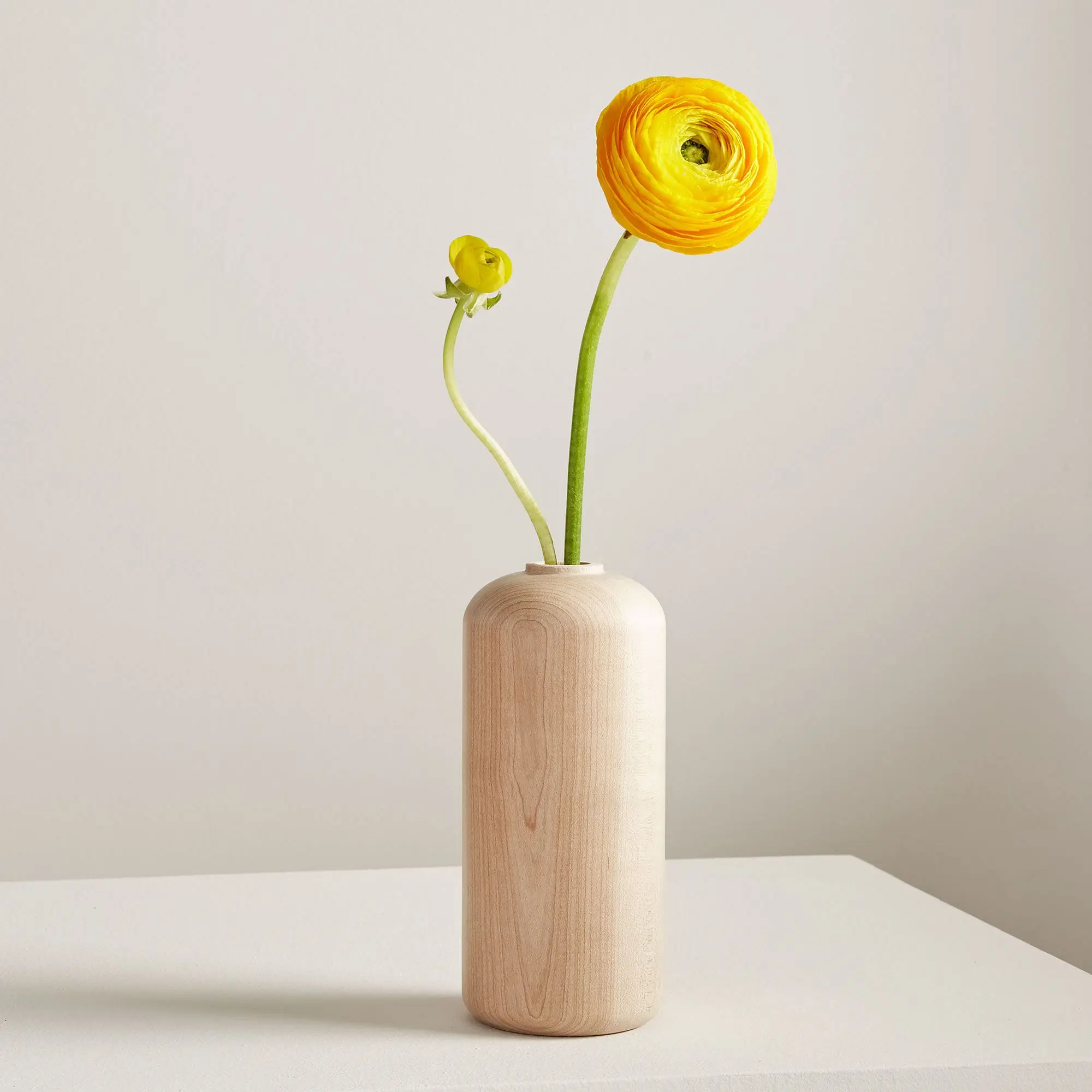 Handmade Natural wood vase Hardwood Vase Tall wooden vase home decor Tabletop ornament