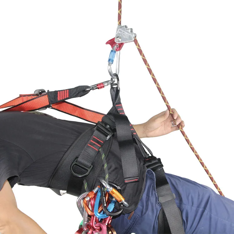 high quality chain sling Climbing connecting ring aerial yoga Aluminum-magnesium safety lock hook