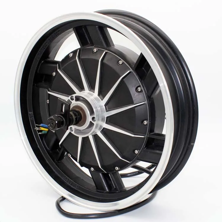 16 inch 72v 2000w Electric Motorcycle Motor Wheel Hub Motor for sale