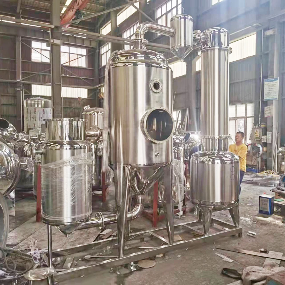 Stainless Steel Triple-Effect Falling Film Evaporator for Industrial Use