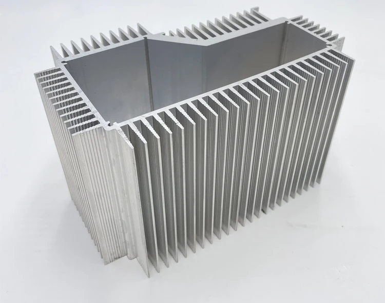 manufacturers custom high power 6063-t5 large computer extruded solid state relay aluminum nitride hollow heat sink supplier