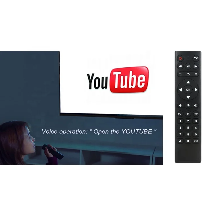 
31 keys 2.4GHz IR learning voice search air mouse otg usb remote control wireless 