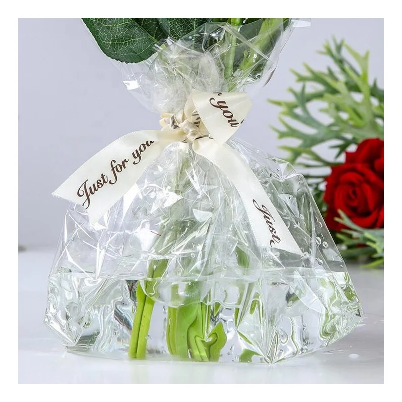 Fresh cut flower packaging cellophane BOPP film