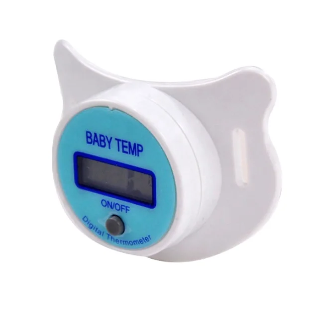 Baby pacifier thermometer calming oral thermometer  measuring fever alarm thermometer