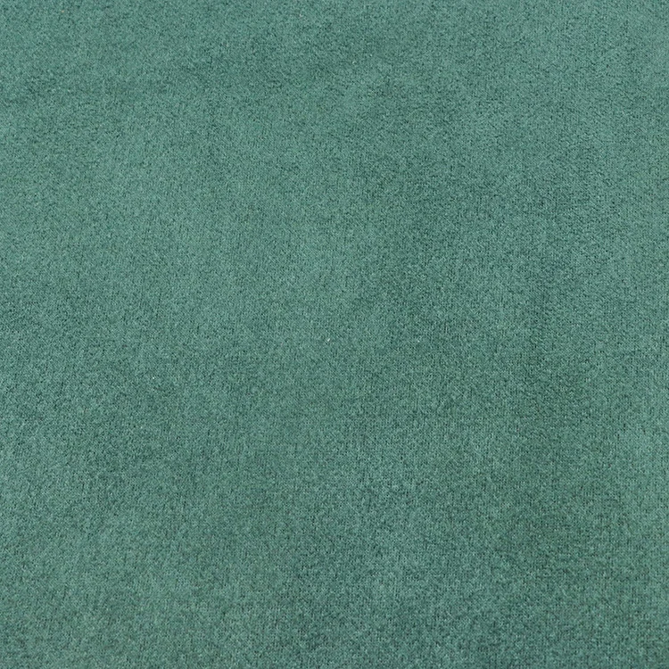 Trendy design custom french brush back polyester spandex blend dyeing suede fleece fabric for jacket