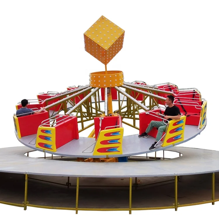 2023 China export directly factory wholesale amusement funfair professional equipment brave flying turntable for sale