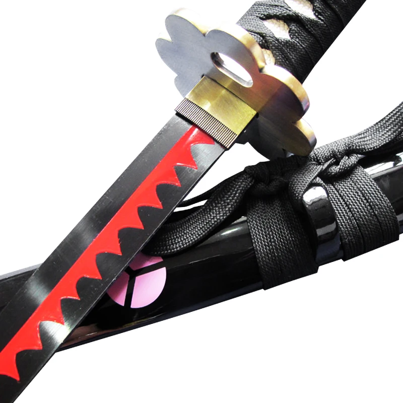 Black Version One Piece Roronoa Zoro Yamato Anime Sword Cosplay Toy swords