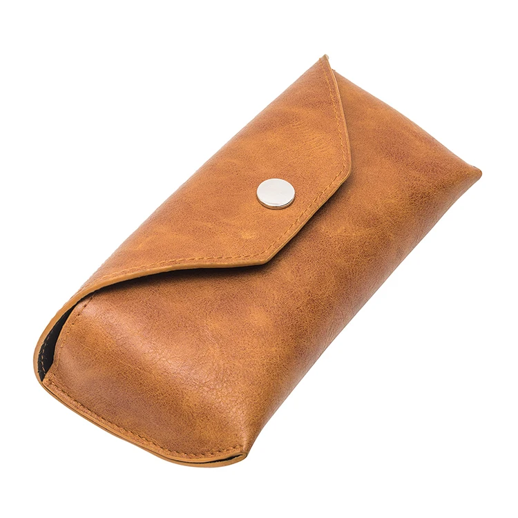 Custom Logo Portable PU Leather Sunglasses Box Sunglasses Case With Logo Packaging Eyeglasses Glasses Bag Pouch