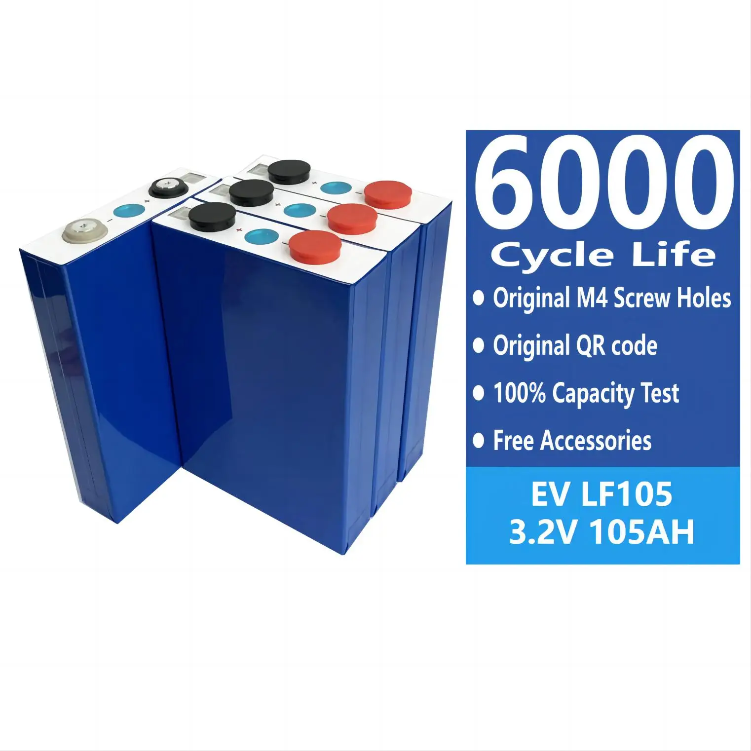 Xiho Ev lifepo4 ячейка 105ah 12 В Lifepo4 раздельное реле заряда 3 2 V e Аккумуляторная для коробки 48v 105Ah