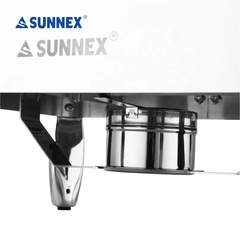 Sunnex Factory Direct Full Size Induction Chafer 8.5L Stainless Steel Buffet Server Chafing Dish for Catering/Hotel/Restaurant