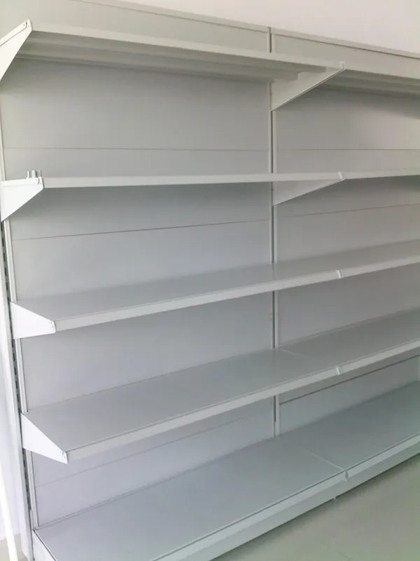 Single side Supermarket  Shelves wall unit Display for retail