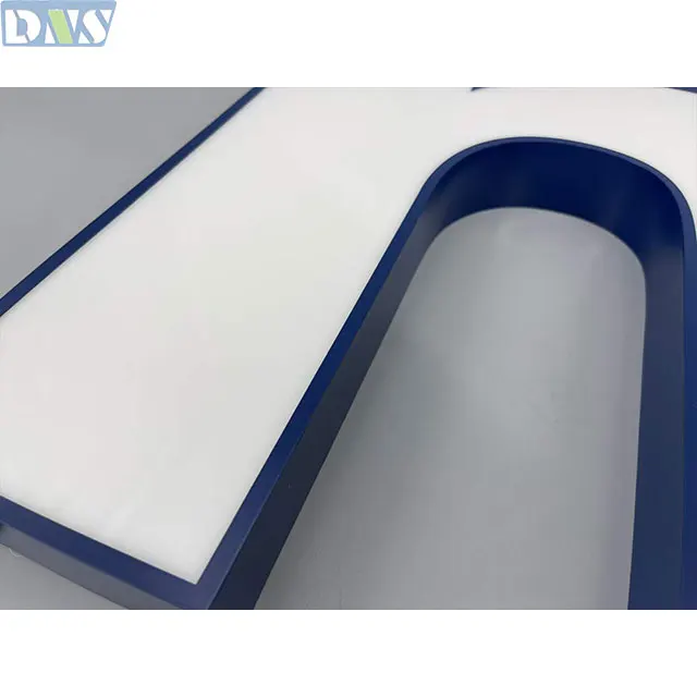 3d smoke led laser cut metal with light open sign for shop frontlit backlit letters