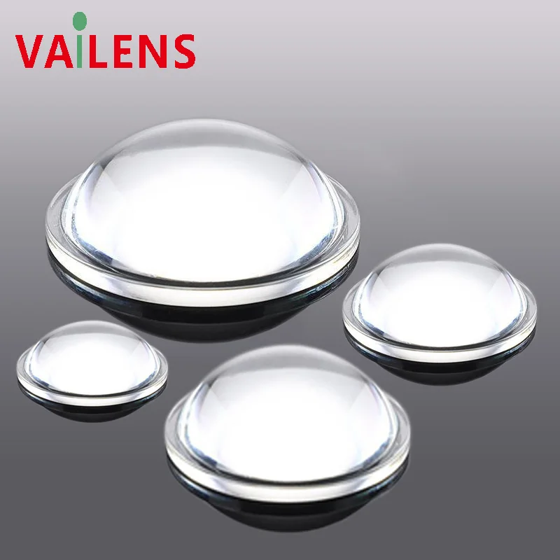 Diameter 20mm Focal Length 35mm Plano-Convex  led Lens K9 High Borosilicate 3.3 glass lens 3030  3535 COB LEDs Optics lighting