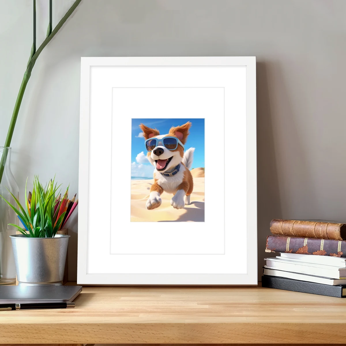 Hot Sell Wooden 11*14inch Double-Card Paper Unique Design Frame Wall Picture Solid Wood Photo Frame for Living Room and Bedroom