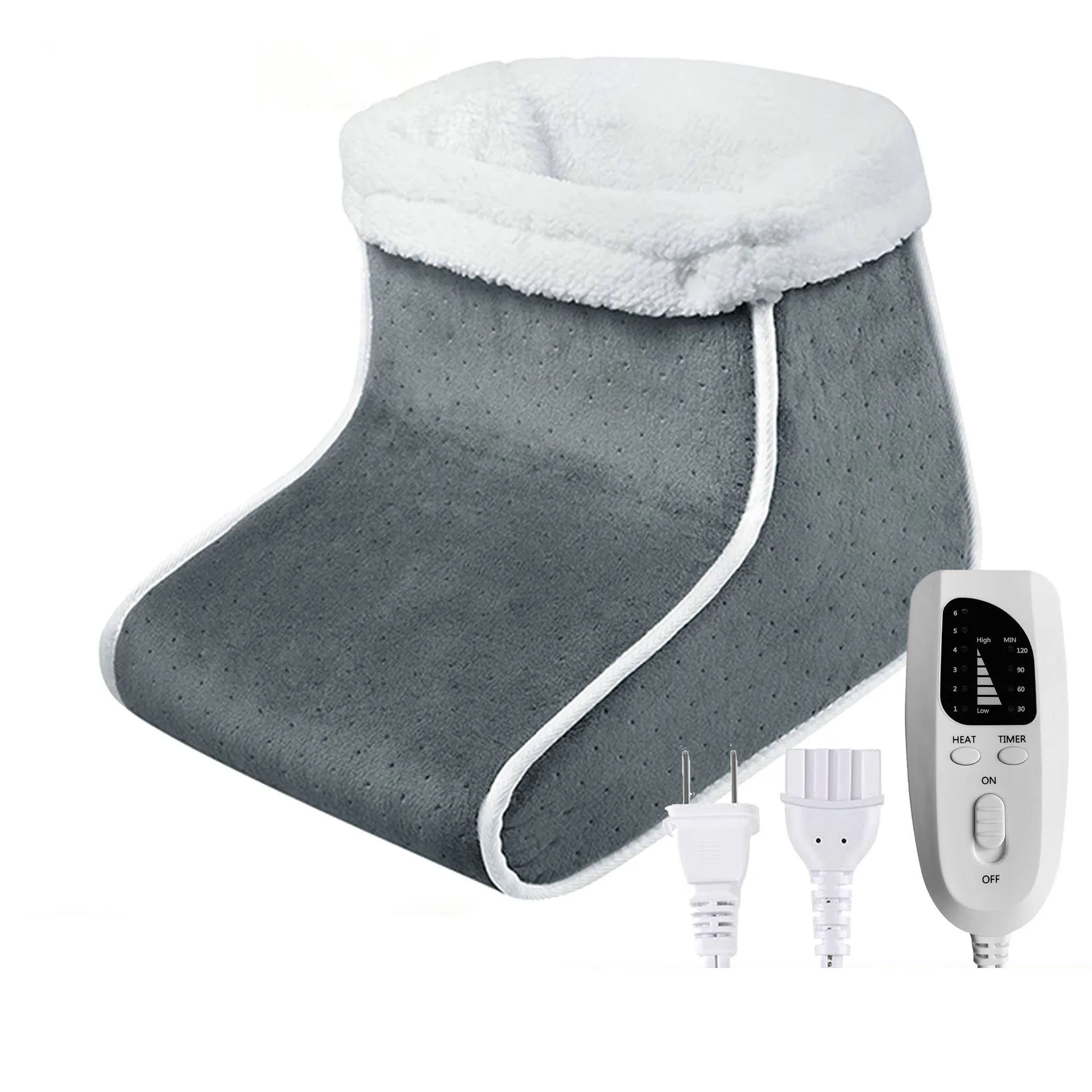 6 Heat Settings Automatic Timer Electric Foot Warmer electric foot heater Foot Warmer Heating Pad with CE