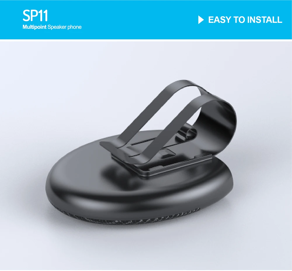 Voice activated car sun visor bluetooth car mobile phone hands-free call large-capacity battery long life Car Kit