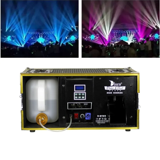 Supplier wire remote disco mist fluid haze fog machine 1500w hazer