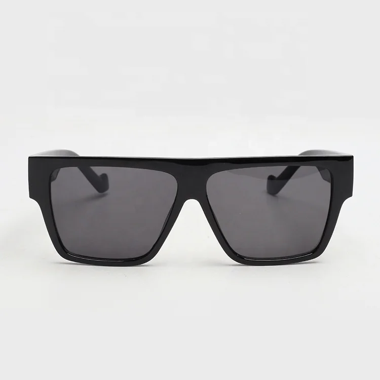 ready stock sunglasses 2022 Fashion Magazine Design Party Man Eyewear Vacation Square Black Big Frame PC Unisex Sunglasses