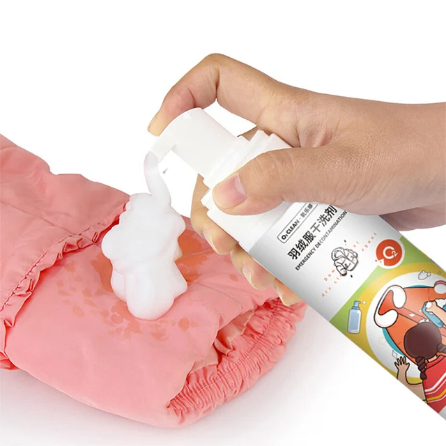 180ml Dry Cleaning Agent Down Jacket Dry Cleaner Sofa Carpet Household Cleaner