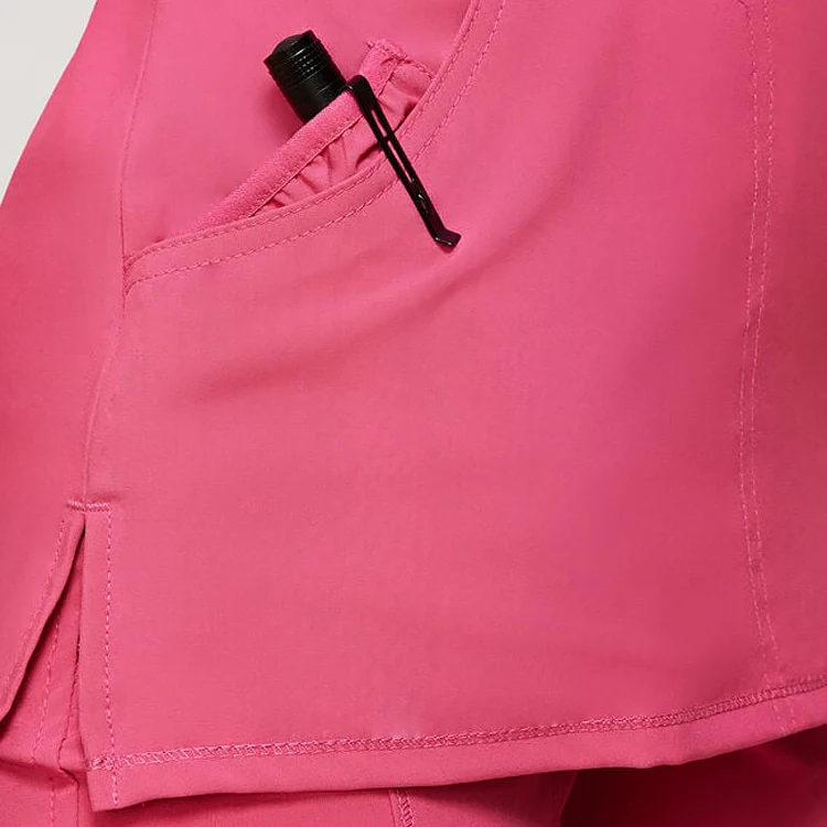 New Arrival Top Selling Perfect Fit Doctor Uniform Short Sleeve Multi-pocket Medical Nursing Scrubs Suits