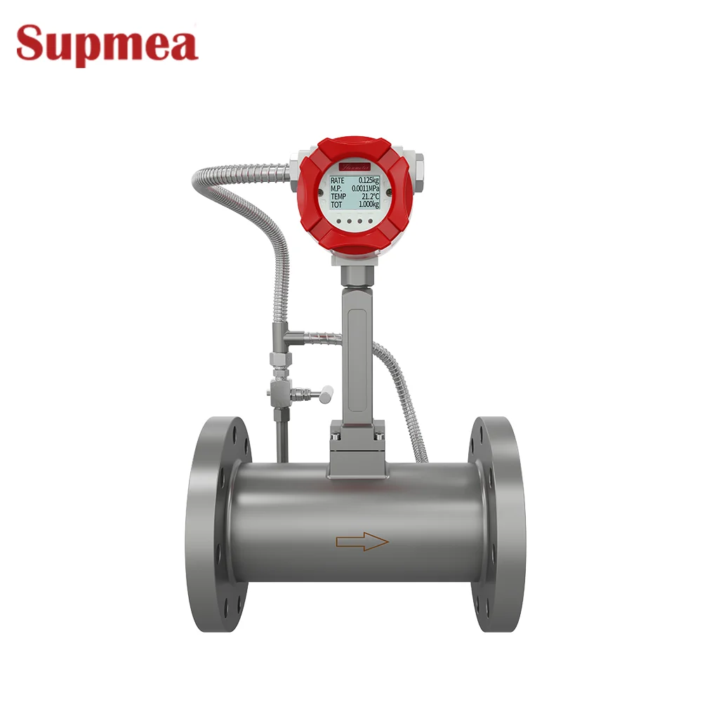 vortex street flowmeter dn200 Compressed air flow meter vortex flowmeter remote type